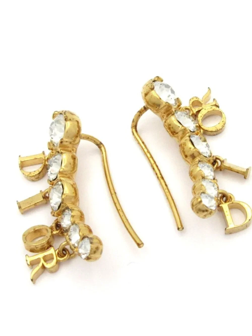 Dior Earrings Dio(r)evolution Gold Clear